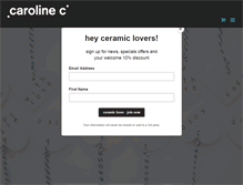 Tablet Screenshot of carolinec.com.au